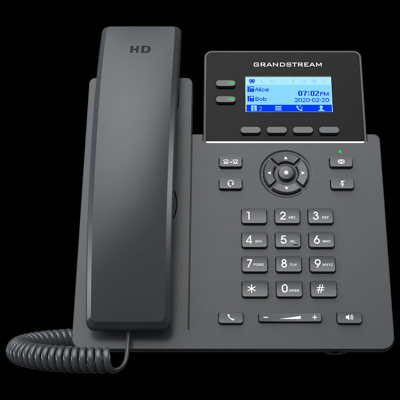 Grandstream 2-Line Wi-Fi Desk Phone No Poe