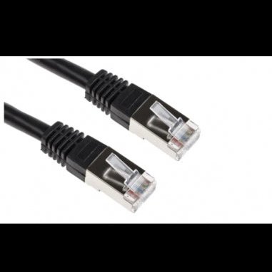 Acconet Cat6 Utp Flylead, 0.5 Meter, Straight, Stranded Cable, Moulded Boots And Plugs, Black