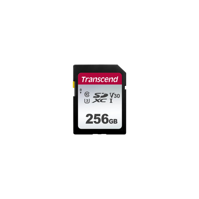 Transcend 300S 256Gb Sdxc Card Class 10 U3 V30 Uhs-1 High-Speed And Reliable Storage