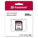 Transcend 300S 256Gb Sdxc Card Class 10 U3 V30 Uhs-1 High-Speed And Reliable Storage