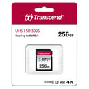 Transcend 300S 256Gb Sdxc Card Class 10 U3 V30 Uhs-1 High-Speed And Reliable Storage