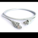 Straight Stranded Cable, Moulded Boots And Plugs, Grey