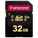 Transcend 700S 32Gb Uhs-Ii U3 V90 Class 10 Sdxc Card - Mlc