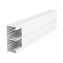 O-Line Obo 2M Rapid 2-Compartment Trunking With Covers - 130Mm X 53Mm - White