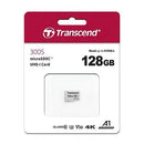 Transcend 128Gb Micro Sdxc C 10 Uhs-I U1 U3 V30 A1 With Adaptor