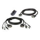 Aten 2L-7D02Udx3 1.8M Usb Dvi-D Audio Cable - Efficient Connectivity