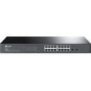 TP-LINK TP-LINK 18 PORT SMART SWITCH - 16X 1GBE PORTS 2X 1GBPS SFP PORTS RACKMOUNT FORM FACTOR
