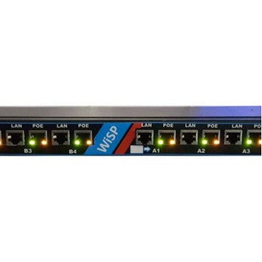 Micro Instruments - 8 Channel Gigabit Poe Injector With A Remote Management Ethernet Port