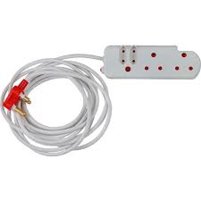 Ellies Surge Secure Protected 4-Way Extension Cord 5M