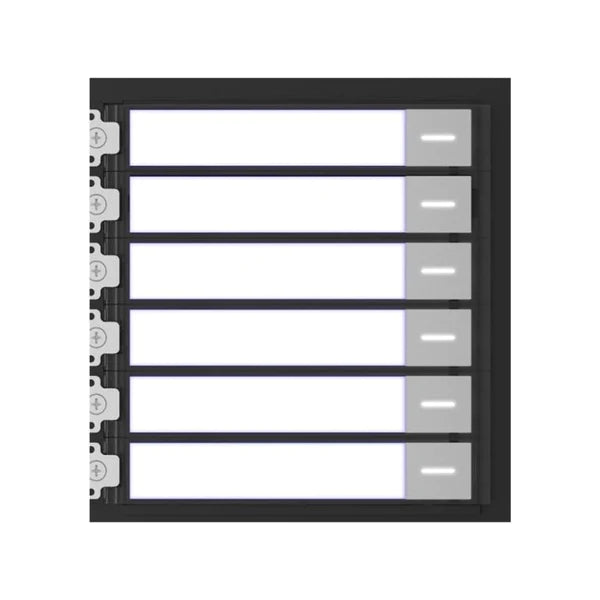 Hikvision Intercom 6 Button Name Tag Add-On