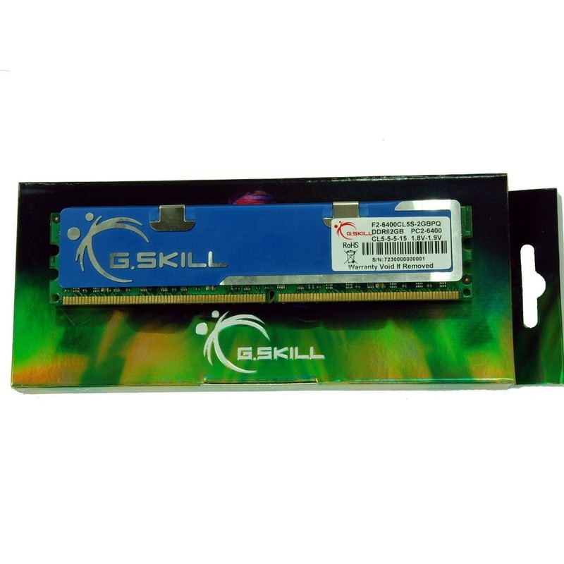 G.Skill Performance Ddr2-800Mhz Cl5-5-5 1.9V 2Gb (1X2Gb) - F2-6400Cl5S-2Gbpq