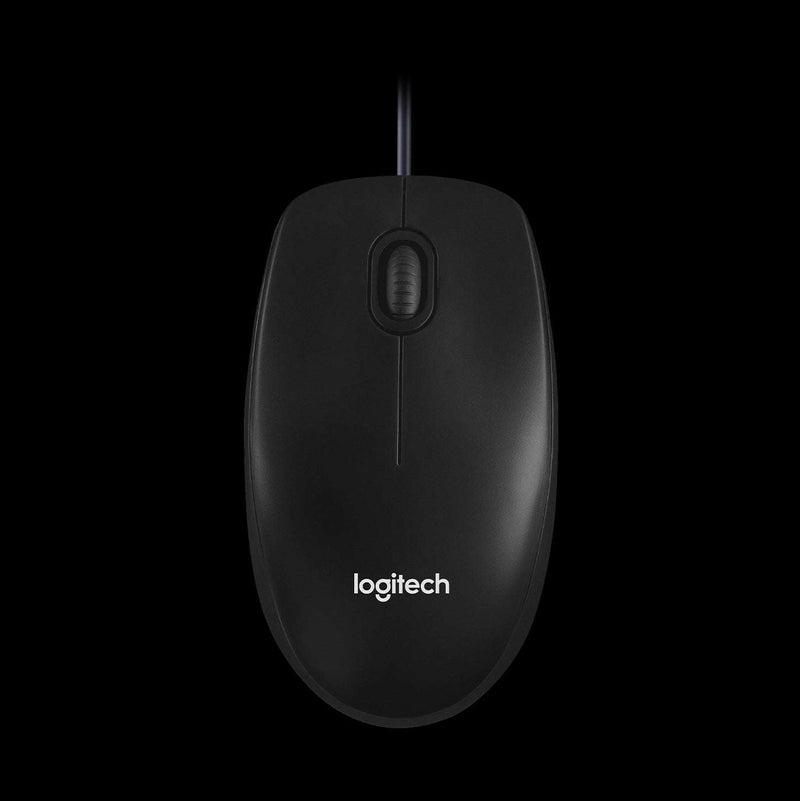 Logitech B100 Optical Usb Mouse For Bus - Black - Usb - N A - Emea - Hendrix White Box B100