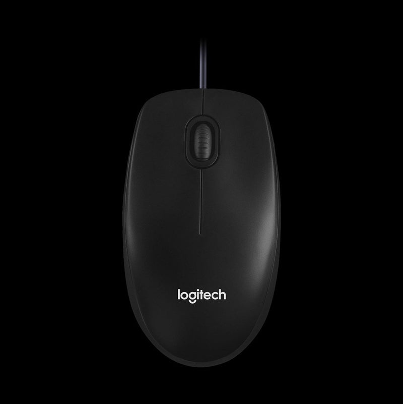 Logitech B100 Optical Usb Mouse For Bus - Black - Usb - N A - Emea - Hendrix White Box B100