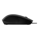 HP 150 Wired Mouse Optical Black - ergonomic and reliable input device designed for everyday use featuring a sleek black design. It connects via a USB Type-A port and offers a resolution of up to 1600 DPI for precise tracking making it suitable for bot...