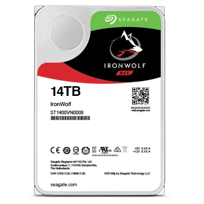 Seagate 14Tb 3.5 Ironwolf Pro Nas Hdd Sata 6Gbps