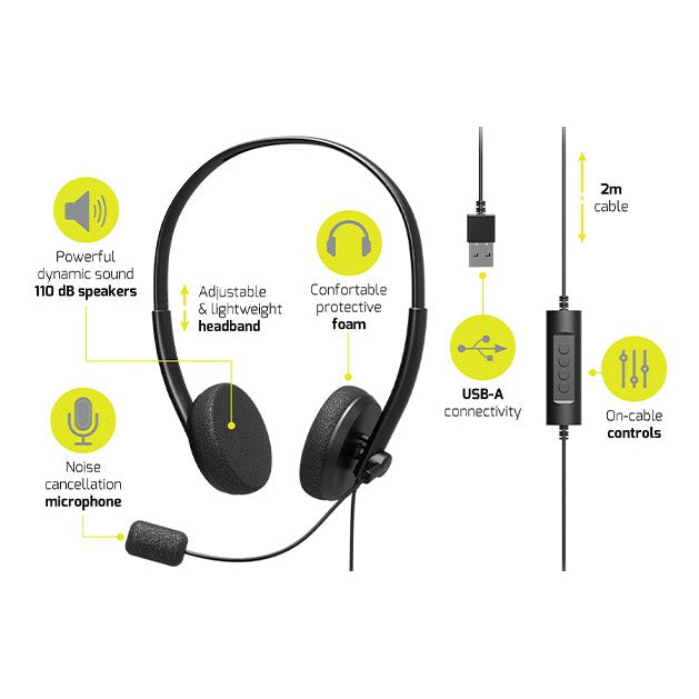 Port Headset - Stereo - Usb Connection