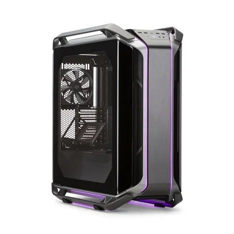 Cooler Master Cosmos C700M Xl-Atx  Black And Silver  Curved Tempered Side Window  Argb Lighting  Cable Cover System  Handles