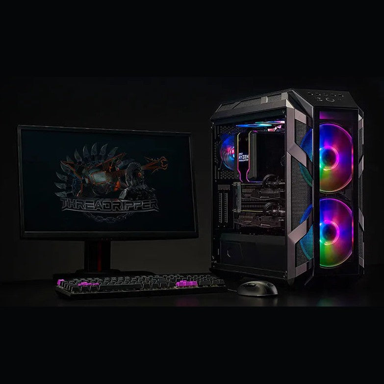 Cooler Master Amd Wraith Ripper Air Tower  Amd Threadripper Tr4 Socket  Dual Heatsinks  7 Heat Pipes  Argb Panels