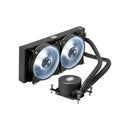 Cooler Master Masterliquid Ml240Rs Argb Threadripper Liquid Cooler 240Mm Radiator 2 X 120Mm Masterfan Argb Fan With Temp Senso