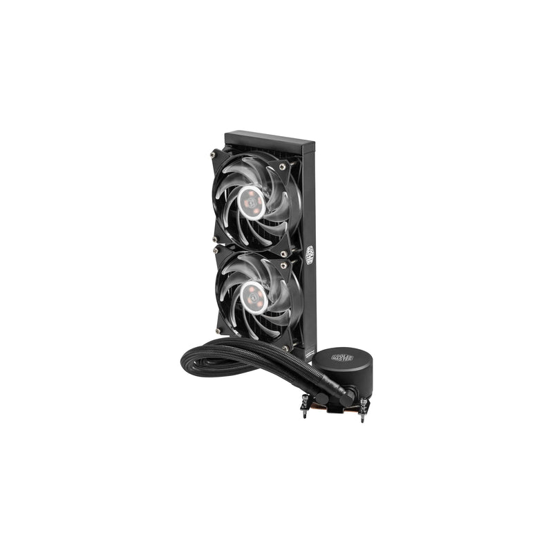 Cooler Master Masterliquid Ml240Rs Argb Threadripper Liquid Cooler 240Mm Radiator 2 X 120Mm Masterfan Argb Fan With Temp Senso