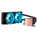 Cooler Master Masterliquid Ml240Rs Argb Threadripper Liquid Cooler 240Mm Radiator 2 X 120Mm Masterfan Argb Fan With Temp Senso