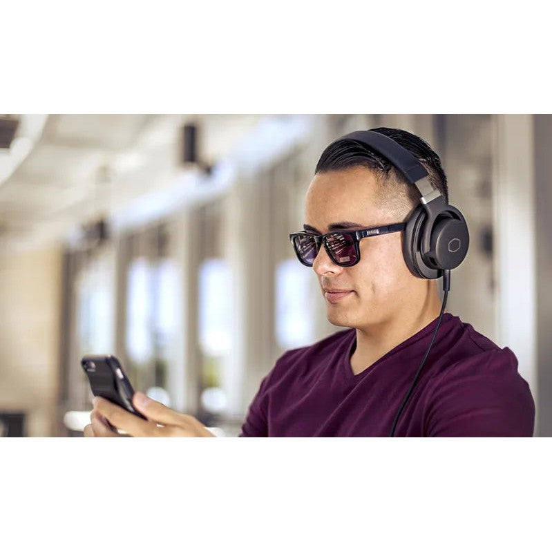 Cooler Master Masterpulse Mh752  Stereo 40mm Drivers  Virtual 7.1 Surround Sound  Adjustable Removable Mic  Usb Or 3.5mm  3.5mm