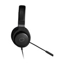 Cooler Master Masterpulse Mh752  Stereo 40mm Drivers  Virtual 7.1 Surround Sound  Adjustable Removable Mic  Usb Or 3.5mm  3.5mm