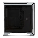 Cooler Master Mastercase Sl600M Atx Anodized Aluminum Panels Vertical Layout Acoustic Noise Reduction Proximity Lighting On
