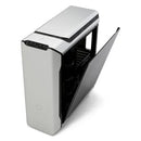 Cooler Master Mastercase Sl600M Atx Anodized Aluminum Panels Vertical Layout Acoustic Noise Reduction Proximity Lighting On