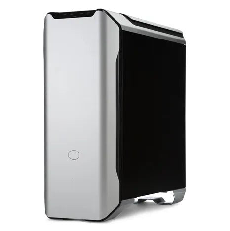 Cooler Master Mastercase Sl600M Atx Anodized Aluminum Panels Vertical Layout Acoustic Noise Reduction Proximity Lighting On