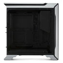 Cooler Master Mastercase Sl600M Atx Anodized Aluminum Panels Vertical Layout Acoustic Noise Reduction Proximity Lighting On
