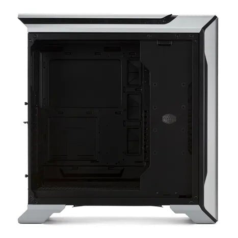 Cooler Master Mastercase Sl600M Atx Anodized Aluminum Panels Vertical Layout Acoustic Noise Reduction Proximity Lighting On
