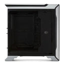 Cooler Master Mastercase Sl600M Atx Anodized Aluminum Panels Vertical Layout Acoustic Noise Reduction Proximity Lighting On