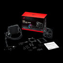 Asus Rog Ryuo 120 All-In-One Liquid Cpu Cooler With Color Oled Aura Sync Rgb And Rog 120Mm Radiator Fan