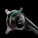 Asus Rog Ryuo 240 All-In-One Liquid Cpu Cooler With Color Oled  Aura Sync Rgb  And Rog 240Mm Radiator Fan