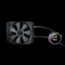 Asus Rog Ryuo 240 All-In-One Liquid Cpu Cooler With Color Oled  Aura Sync Rgb  And Rog 240Mm Radiator Fan
