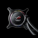 Asus Rog Ryuo 240 All-In-One Liquid Cpu Cooler With Color Oled  Aura Sync Rgb  And Rog 240Mm Radiator Fan