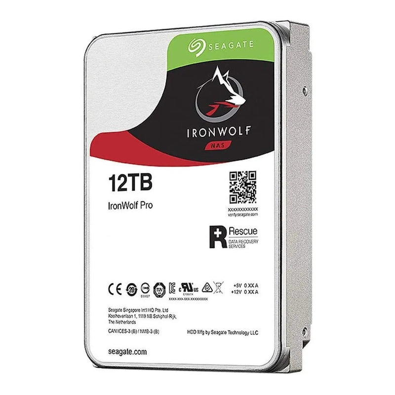 Seagate 12Tb 3.5 Ironwolf Pro Nas Hdd 256Mb Cache