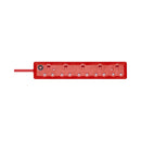 5-Port Dedicated Red Colour Multiplug - 5X 16A Sa