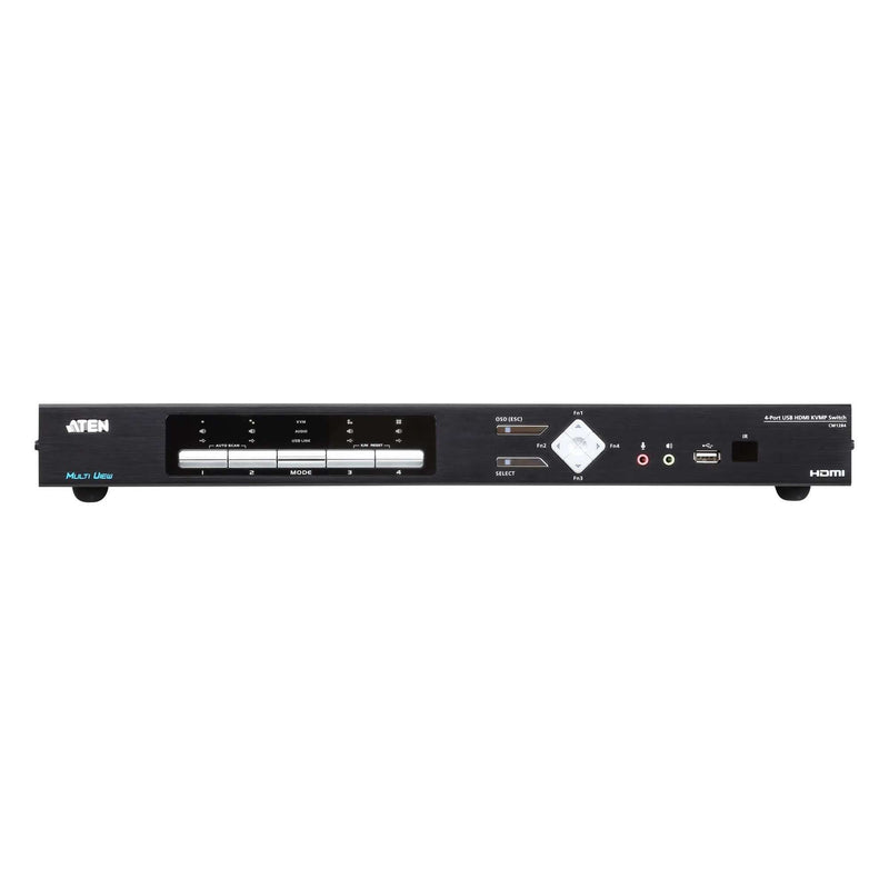 Aten 4-Port Usb Hdmi Multi-View Kvmp Switch. (Inlc. Cables & Rack Kit)