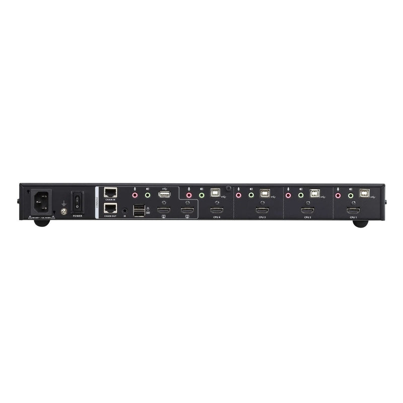 Aten 4-Port Usb Hdmi Multi-View Kvmp Switch. (Inlc. Cables & Rack Kit)