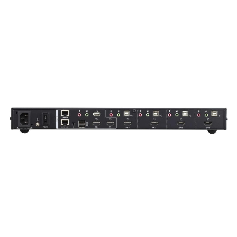 Aten 4-Port Usb Hdmi Multi-View Kvmp Switch. (Inlc. Cables & Rack Kit)