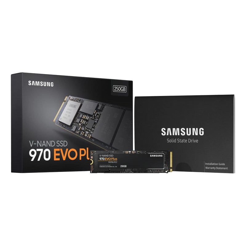 Samsung 970 Evo Plus 250Gb Nvme Ssd - Read Speed Up To 3500 Mb S Write Speed To Up 2300 Mb S 150 Tbw 1.5 M Hr Mtbf