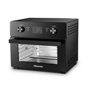 Hisense 20L 1800W Digital Air Fryer Oven: Countertop, 7 Cooking Functions, Large Capacity, Tempered Glass Door, Interior Lighting - Black