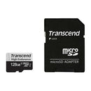 Transcend 350V 128Gb High Endurance Micro Sd Uhs-I U1 Class10 - Read 100 Mb S - Write 45Mb S - With Sd Adptor