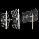 5Ghz - Grid Antenna - 26 Dbi, Wideband (5150-5850) Beamwidth 6H, 9V
