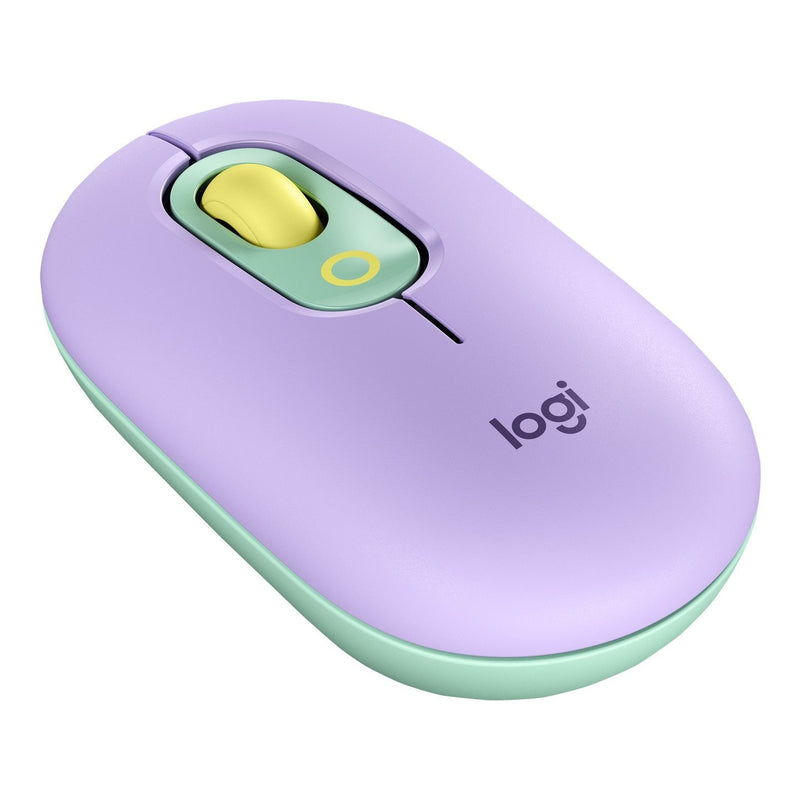 Logitech POP Daydream Mint Wireless Mouse - Get to know the playful wireless POP Mouse designed to make personality shine on your desktop and beyond. Pick the POP Mouse you love most from our range of designs and make it your own with fun emoji customi...