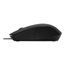 HP 150 Wired Mouse Optical Black - ergonomic and reliable input device designed for everyday use featuring a sleek black design. It connects via a USB Type-A port and offers a resolution of up to 1600 DPI for precise tracking making it suitable for bot...