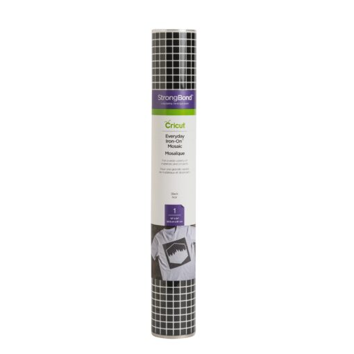 Cricut Everyday Iron-On 30X60Cm (Mosiac Squares Black)