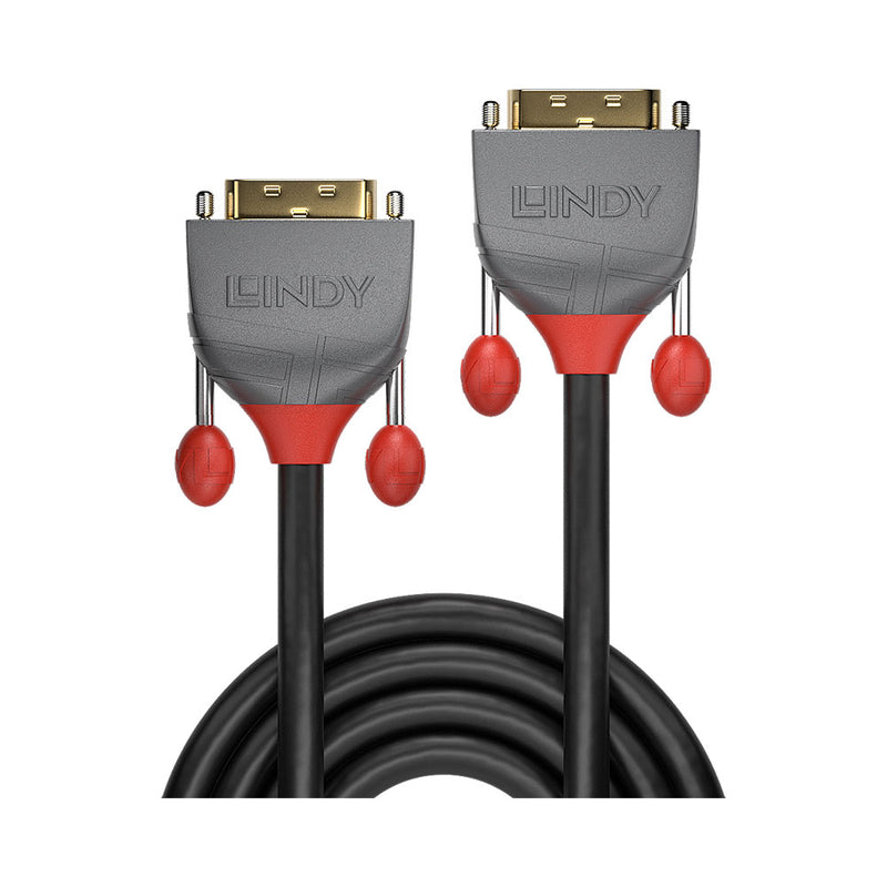 Lindy Dvi-D Dual Link Male To Male Cable - Anthra Line - 3M